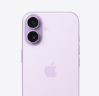 iPhone 17, zadná vonkajšia strana, levanduľová farba, sústava kamier Dual Fusion vľavo hore