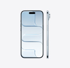 iPhone Air, predná vonkajšia strana, nebeská modrá farba, vycentrovaný Dynamic Island navrchu, bočná vonkajšia strana, veľmi tenký profil, bočné tlačidlo, tlačidlo Ovládanie kamery